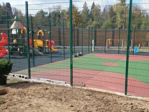 Забор на детскую площадку 50 метров фото в Красногорске
